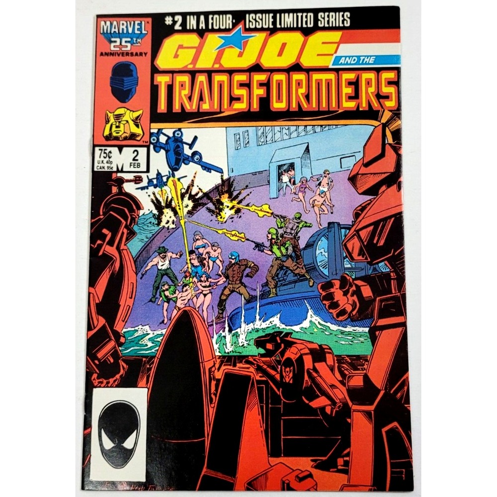 G.I. JOE AND THE TRANSFORMERS #2 (1987) /NM- / MARVEL